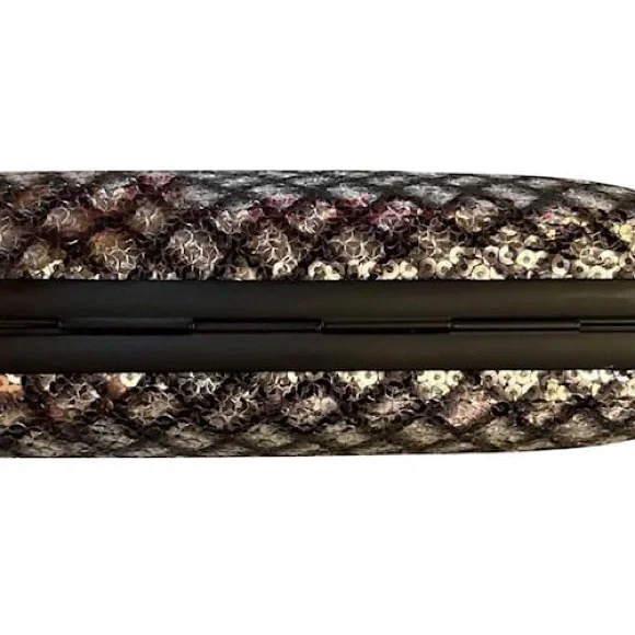 Bottega Veneta Sequin Knot Minaudière Clutch – Black & Silver w/ Dust Bag & COA - Picture 11 of 13